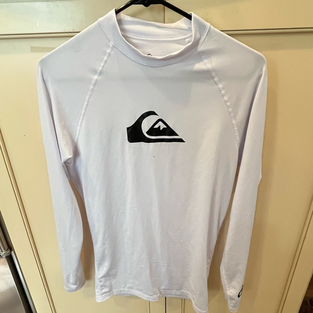 Quiksilver Boy’s White Swim Rash Guard